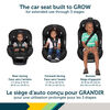Siège d’auto transformable Tout-En-Un Grow and Go- Noir débossé
