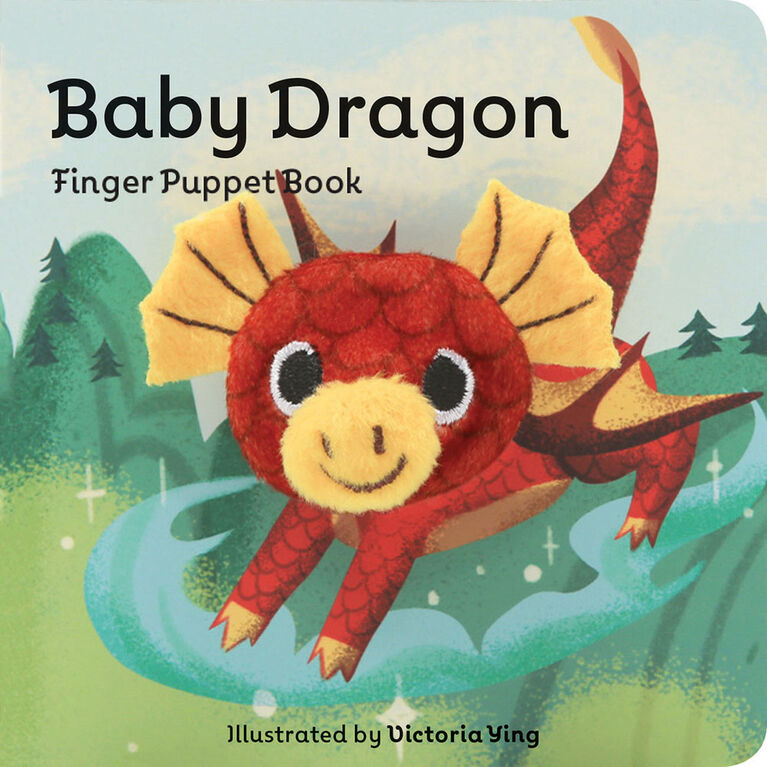 Bébé dragon: livre de marionnettes doigt