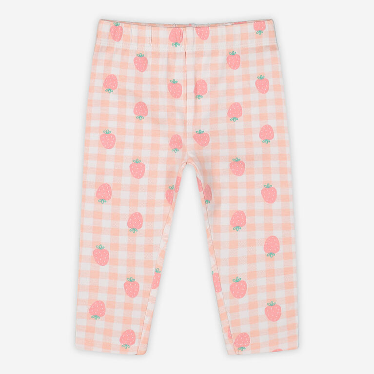 Rococo Pantalon Legging Fraise 2/3