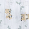 Cotton Muslin Swaddle/ Leopard