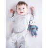 Juddlies - Breathe EZE Sleeper Pale Grey Fleck - L 12-18m