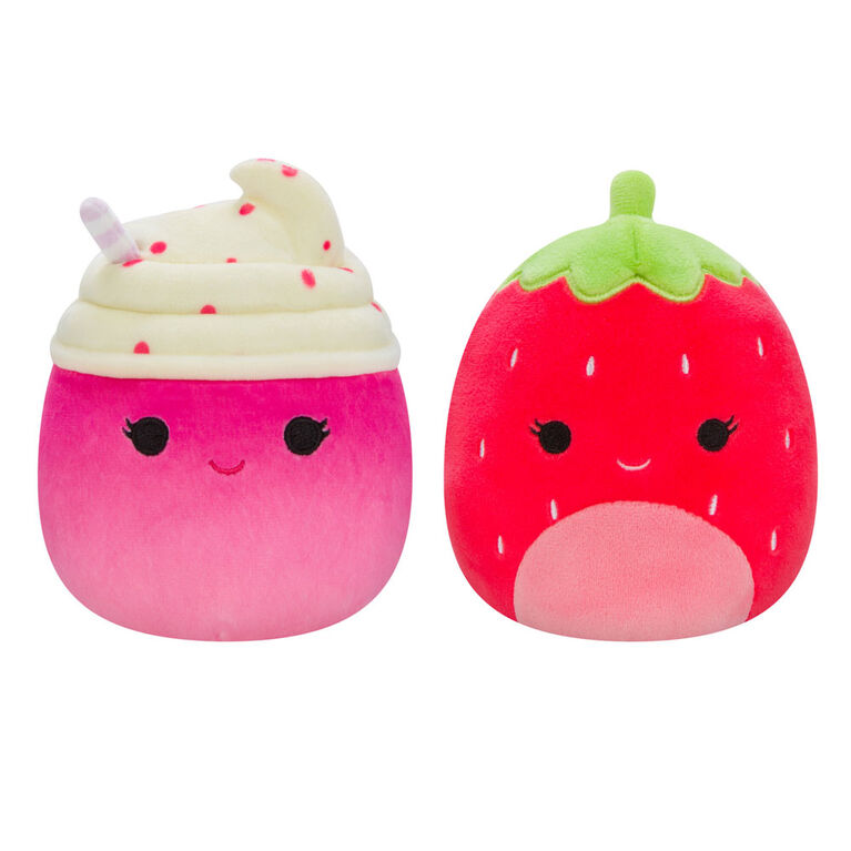 Squishmallows Flip-a-mallows 5" - Milkshake and Strawberry