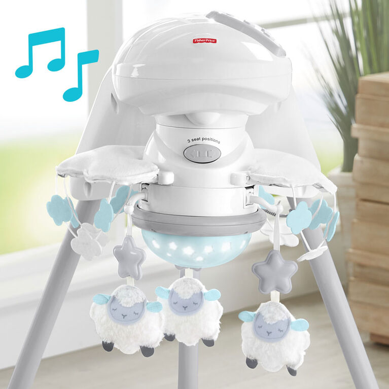 Fisher Price Sweet Little Lamb Cradle N Swing R Exclusive