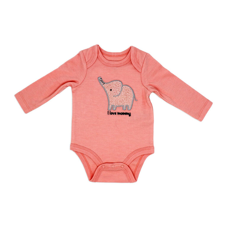 Sterling Baby 3 Piece Footed Set: Pink Elephant