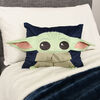 Nemcor - Marvel Mandalorian Baby Yoda Character Pillow