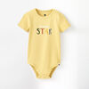 short-sleeve play all day organic bodysuit , 18-24m - rattan