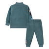 Ensemble Tricot Nike - Bleu/Vert - Taille 12 Mois