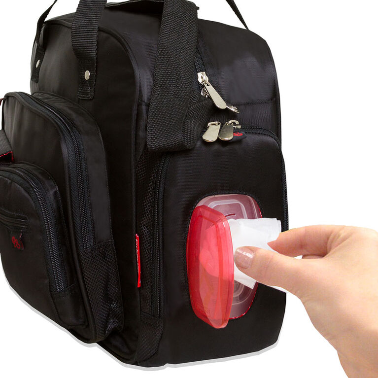 Sac &agrave; langer Fisher Price FastFinder Organiser, noir