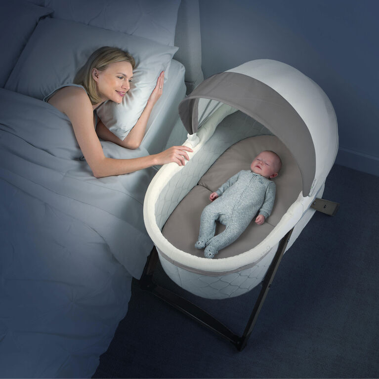 Ingenuity FoldAway Rocking Wood Bassinet - Carrington