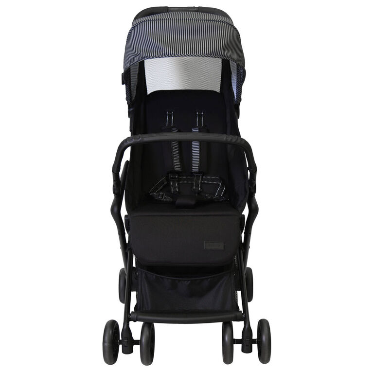 Safety 1st Cube Stroller - Black/Grey Pinstripe