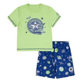 Converse Space Cruisers Shorts Set -  Converse Blue - Size 12M