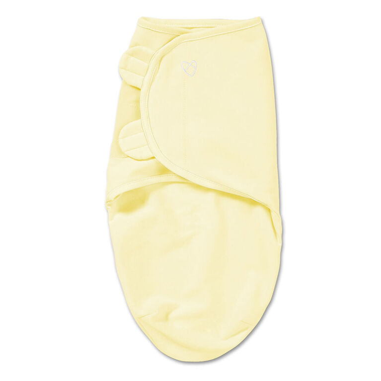 Summer Infant SwaddleMe - Couverture-sac originale - Petite - Ensemble de 3 - Chevrons, couleur jaune et éléphants.