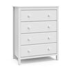 Storkcraft Alpine 4 Drawer Dresser - White.