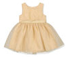 Rococo Mesh Dress Gold 6/12M