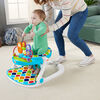 Fisher-Price Deluxe Sit-Me-Up Floor Seat Infant Chair with Feeding Tray and Toys, Happy Hills