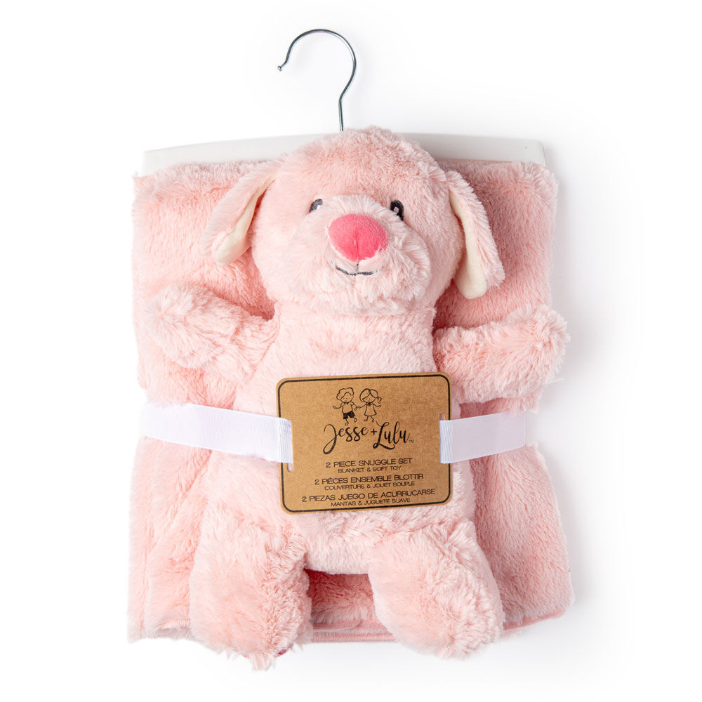 pink puppy stuffed animal