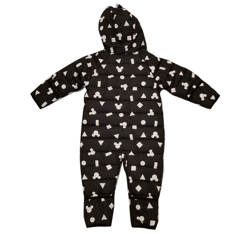 Baby Boy Mickey Mouse Puffer Snowsuit 12 Months