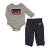 Levis Ensemble Cache couches - Gris, 3 mois