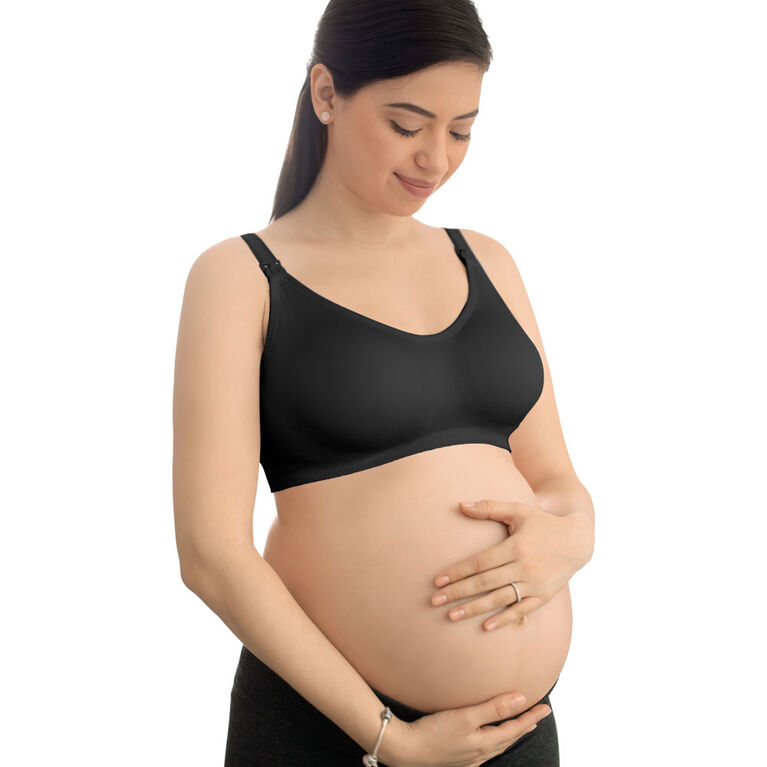 Medela Maternity and Nursing Ultimate BodyFit Bra, Medium - Black