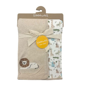 30po X 40po Simmons Couverture Jersey Taupe Lions