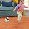 Fisher-Price FP Pets Walk-the-Pup Pug Baby & Toddler Pull Toy with Motion & Sounds