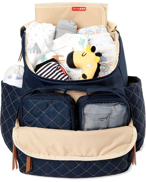 SKIP HOP Forma Quiltd Backpack- Navy