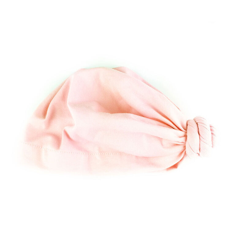 Baby Wisp - Chapeau Turban Knot - Rose Clair