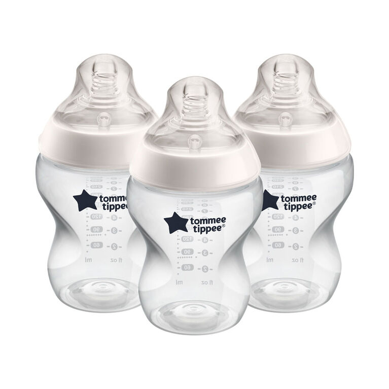 Tommee Tippee Closer to Nature Baby Bottles (9oz, 3 Count)