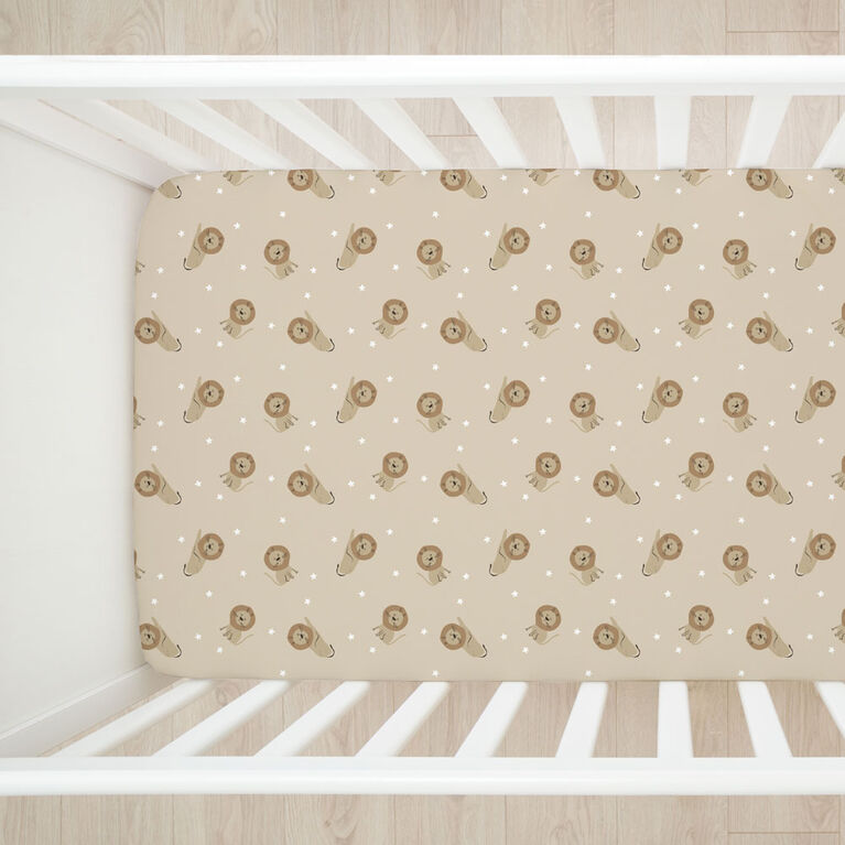 Koala Baby 2 Pack Flannel Sheet Lions/Leaves