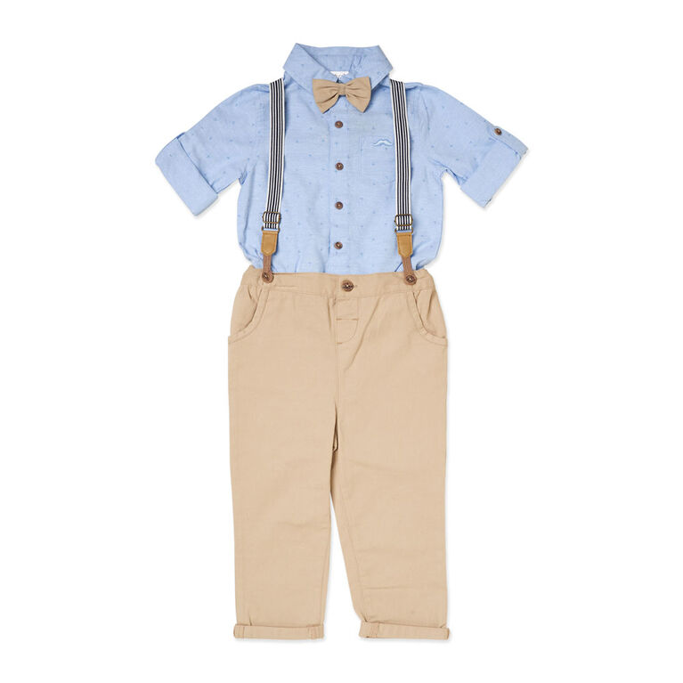 Little Gent Ensemble de porte-jarretelles : Bleu 2Y