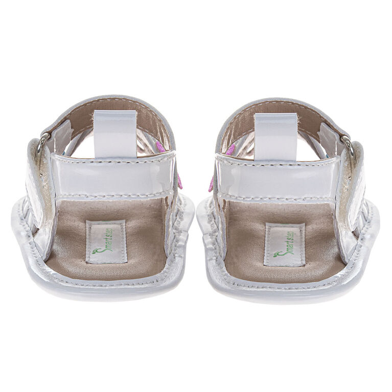 Sandale Blanche Multicolore