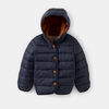 doudoune boutonnée à capuche, 18-24m - bleu