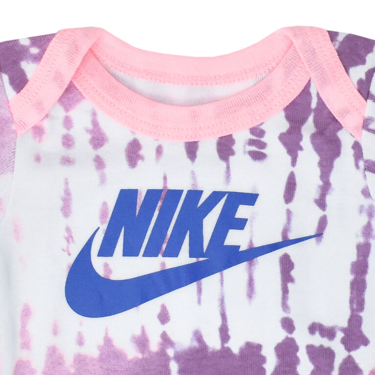 Nike 3Pc Bodysuit Box Set - White - Size 6m-12m