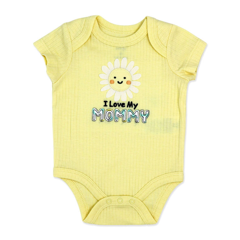 Sterling bébé Ensemble 3 pièces avec pieds : jaune soleil