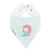 Bavoir Banda Bib, le bavoir bandana original, ensemble de 3 de Bazzle Baby - Mermaid