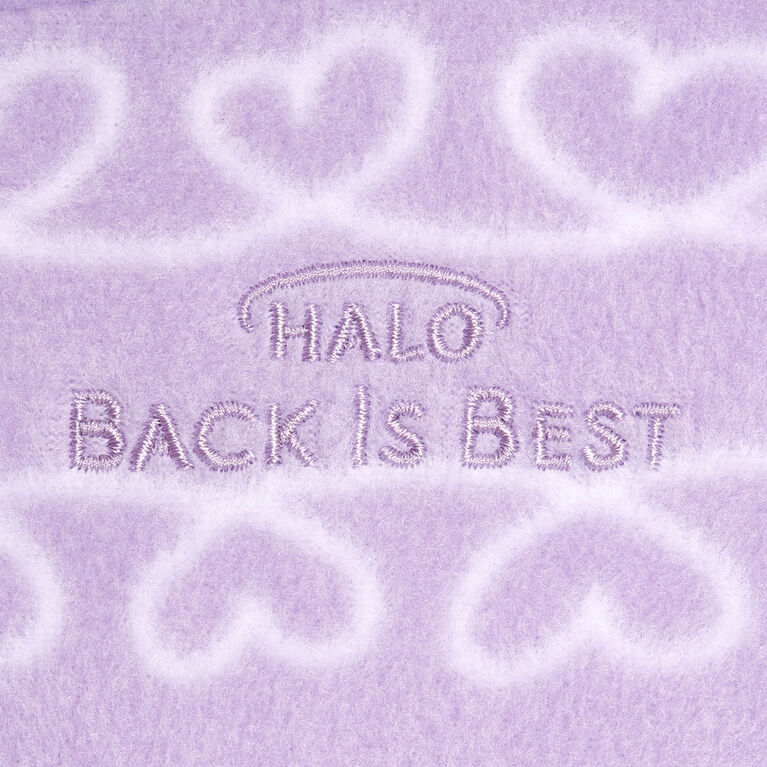 HALO® SleepSack® Swaddle Heartline Purple Newborn