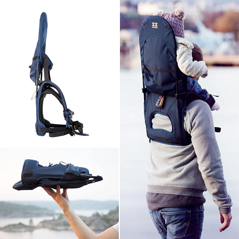 MiniMeis Shoulder Carrier, Black-Navy