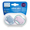 Avent Ultra Air Pacifier 6-18m hush /lilac 2pk