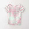 simple roll-sleeve pocket tee, 18-24m - light purple stripe