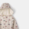 Hoody White Rainbow Print 3-6M