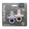 Kushies - Siliteethe jouets-dentition en silicone - Pink/Lilac