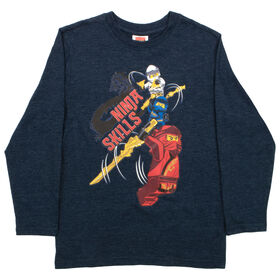 Lego Ninjago Skills T-shirt &agrave; manches longues Royal Heather