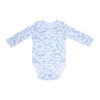 Baby Mode 3 Piece Fleece Jogger Set:Blue Dinosaur