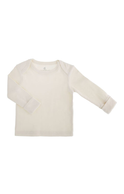 Organic Cotton T-Shirt Eggnog 9-12M