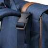 Carter's The Stride Backpack Diaper Bag - Chambray with Tan Trim