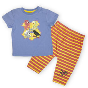 Harry Potter - Ensemble t-shirt et pantalon à manches courtes - Bleu