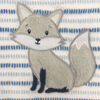 Koala Baby - Fox Blue/Grey Sherpa Applique Blanket