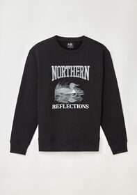 Northern Reflections Crewneck H&eacute;ritage avec Huard pour Adultes, Noir