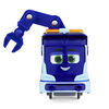 Mighty Express, Petit train Push and Go Milo le mécano avec wagon de cargaison, jouets pour enfants à partir de 3 ans