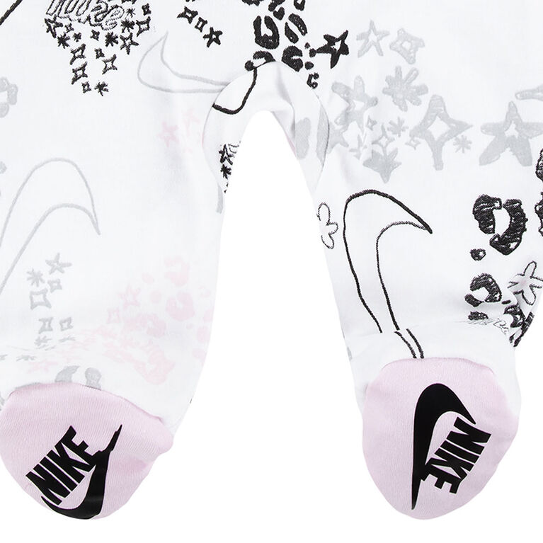 Combinaison avec pieds Nike- Blanc
